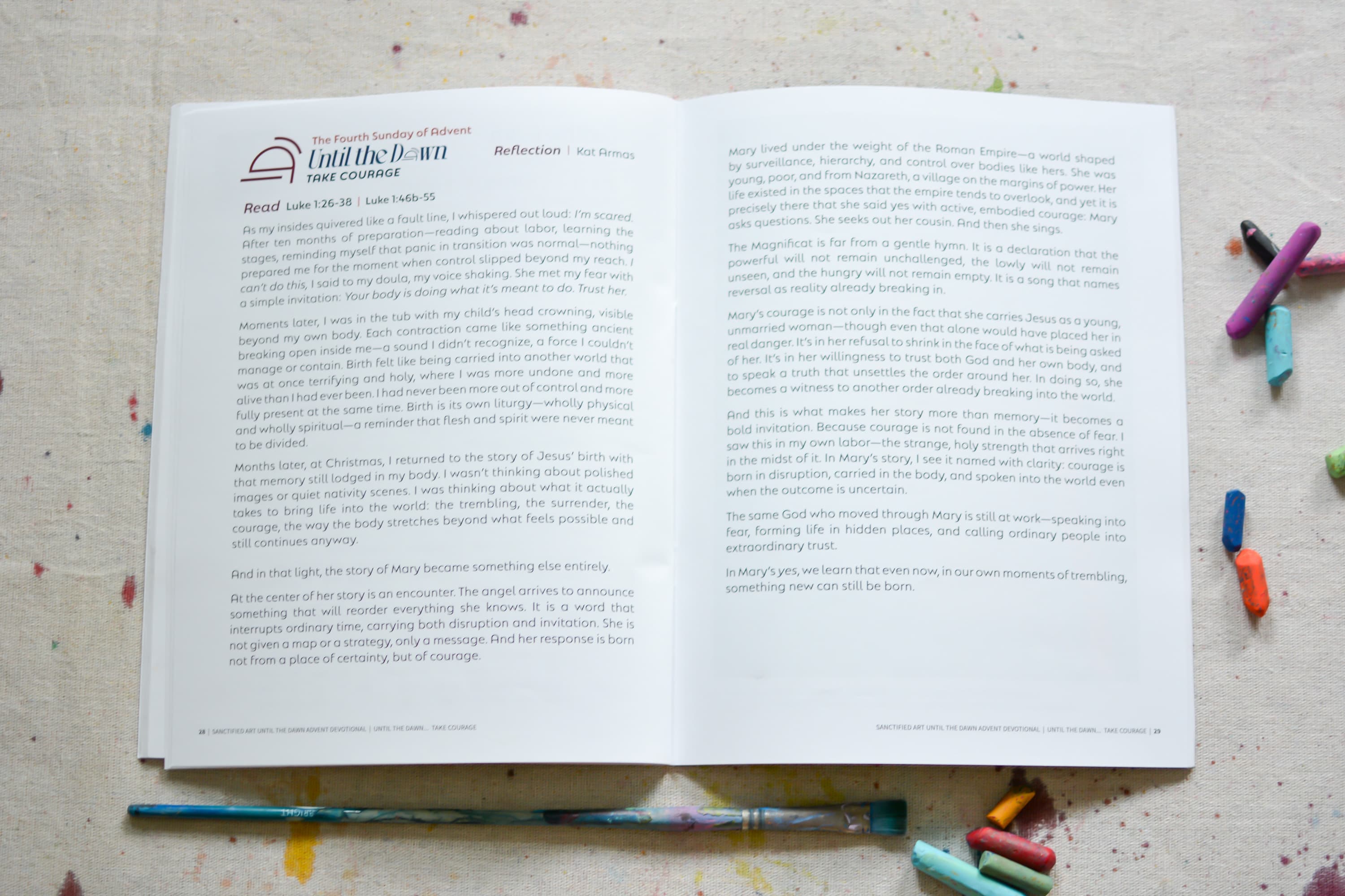 Advent Devotional Booklet — Large Print (8.5″ × 11″) — photo 4